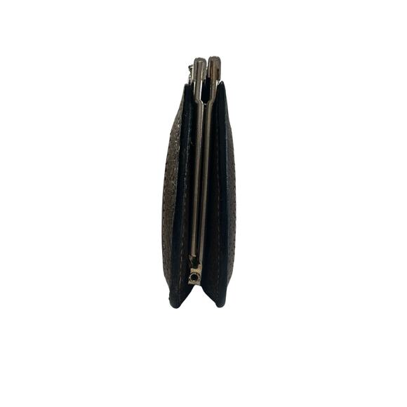 Gucci GG Kiss Lock Leather Coin Pouch -Great Vintage Gucci Find! - Picture 12 of 16